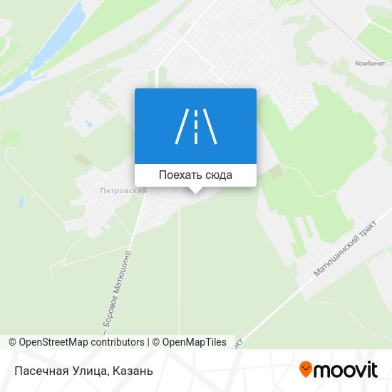 Карта Пасечная Улица