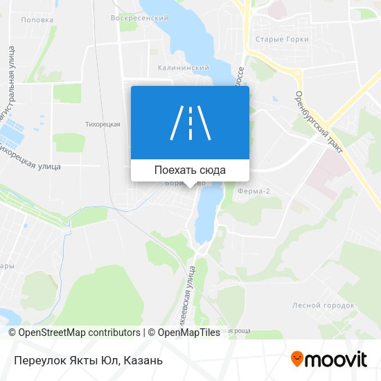 Карта Переулок Якты Юл