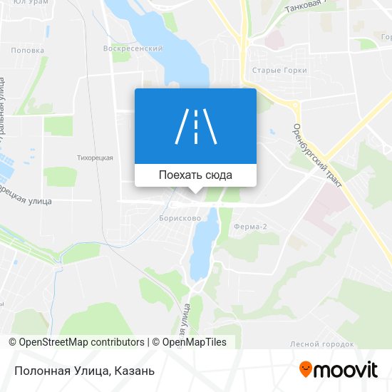 Карта Полонная Улица