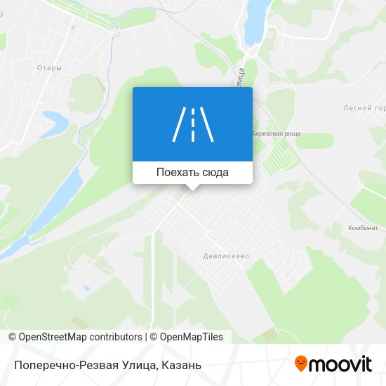 Карта Поперечно-Резвая Улица