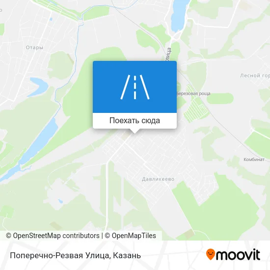 Карта Поперечно-Резвая Улица