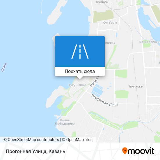 Карта Прогонная Улица