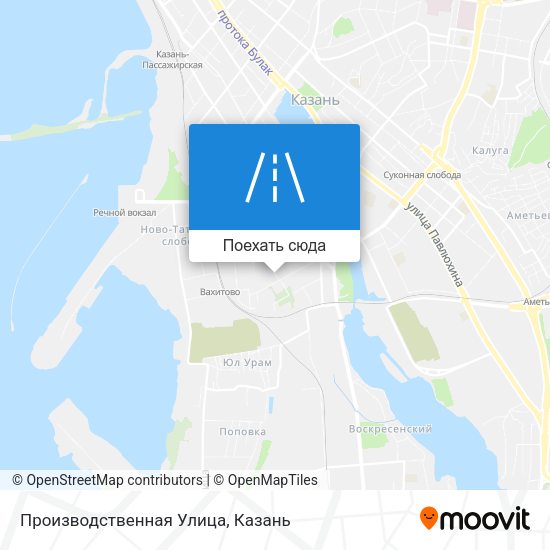 Карта Производственная Улица