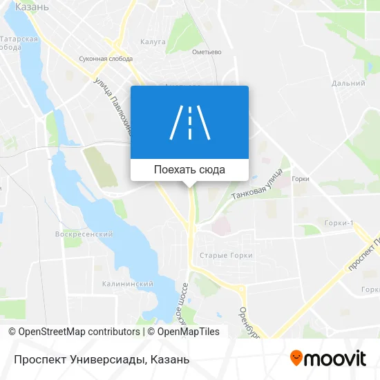 Карта Проспект Универсиады