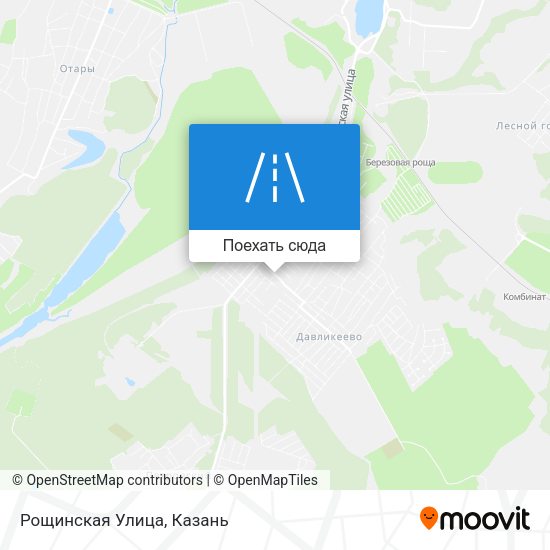 Карта Рощинская Улица