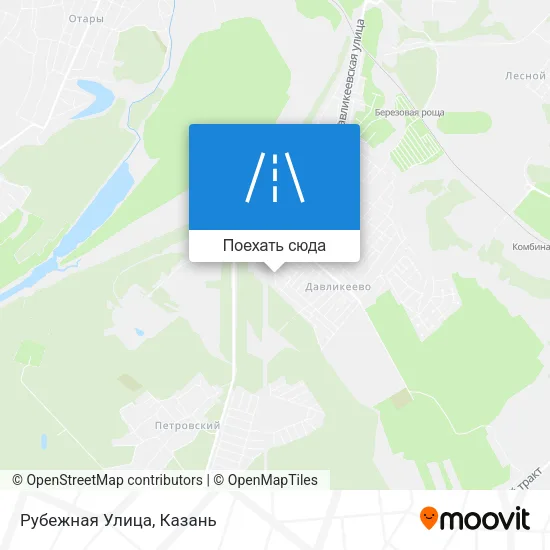 Карта Рубежная Улица