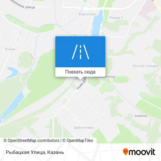 Карта Рыбацкая Улица