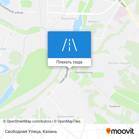 Карта Свободная Улица