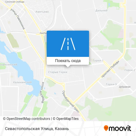 Карта Севастопольская Улица