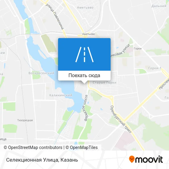 Карта Селекционная Улица