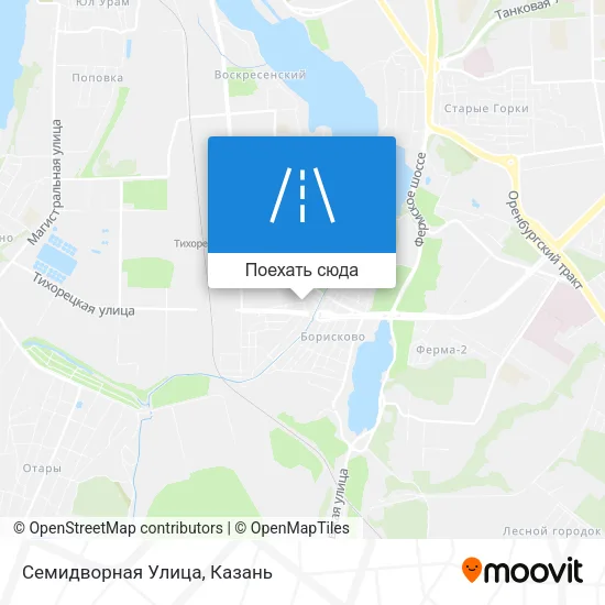 Карта Семидворная Улица
