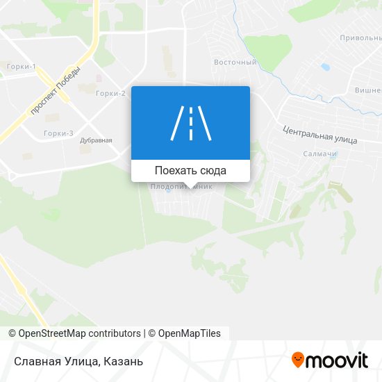 Карта Славная Улица