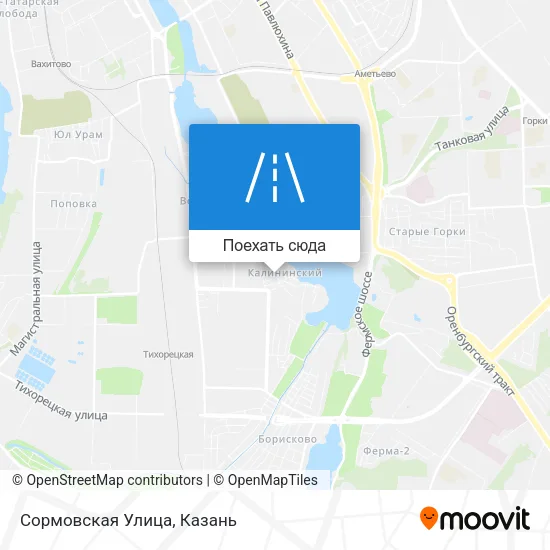 Карта Сормовская Улица