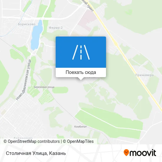 Карта Столичная Улица