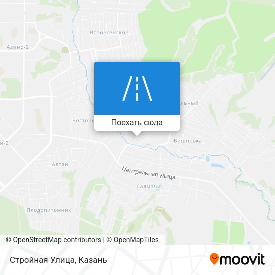 Карта Стройная Улица
