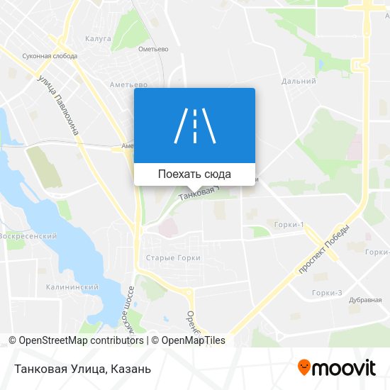 Карта Танковая Улица