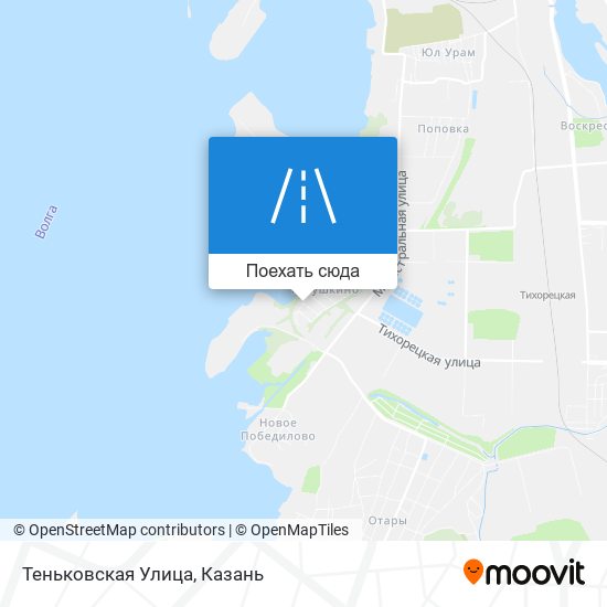 Карта Теньковская Улица