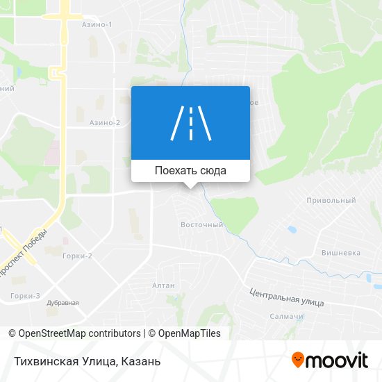 Карта Тихвинская Улица