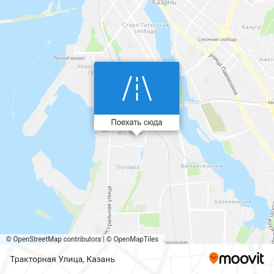 Карта Тракторная Улица