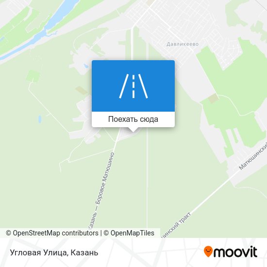 Карта Угловая Улица