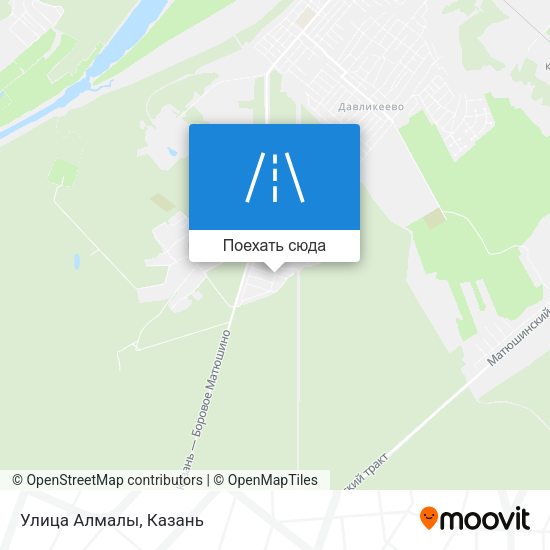 Карта Улица Алмалы