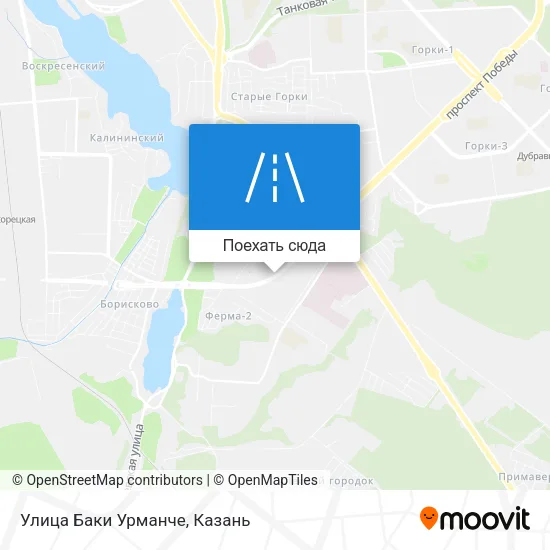 Карта Улица Баки Урманче
