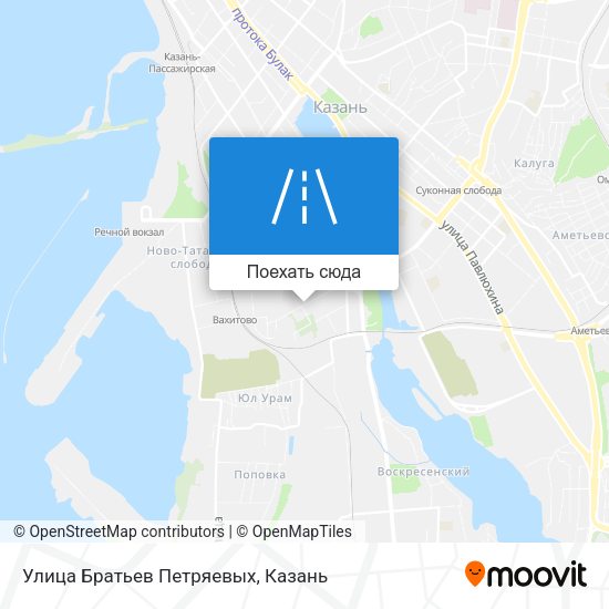 Карта Улица Братьев Петряевых