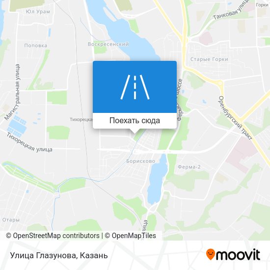 Карта Улица Глазунова