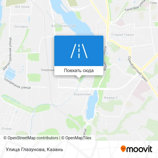 Карта Улица Глазунова
