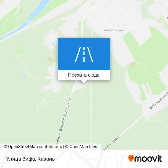 Карта Улица Зифа