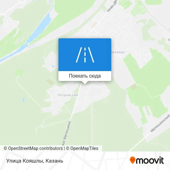 Карта Улица Кояшлы