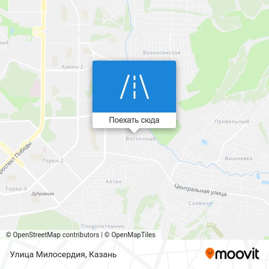 Карта Улица Милосердия