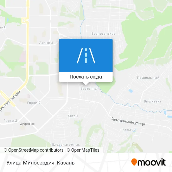 Карта Улица Милосердия