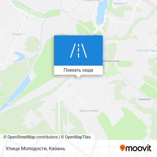 Карта Улица Молодости