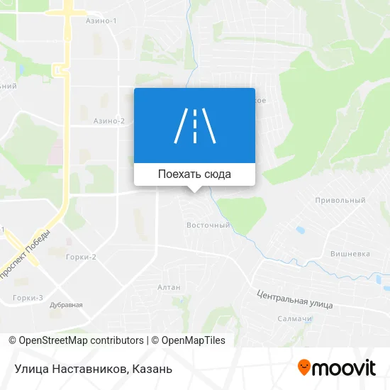 Карта Улица Наставников
