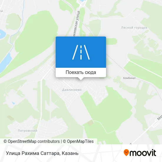Карта Улица Рахима Саттара