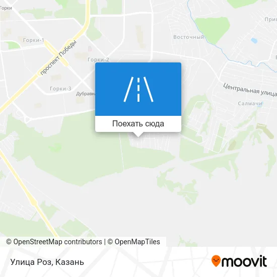 Карта Улица Роз