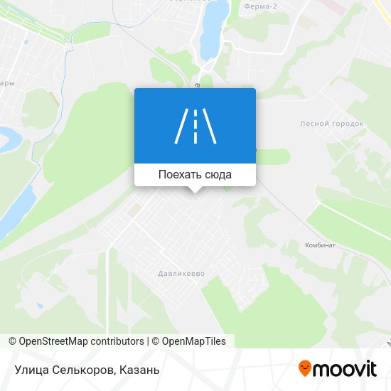 Карта Улица Селькоров