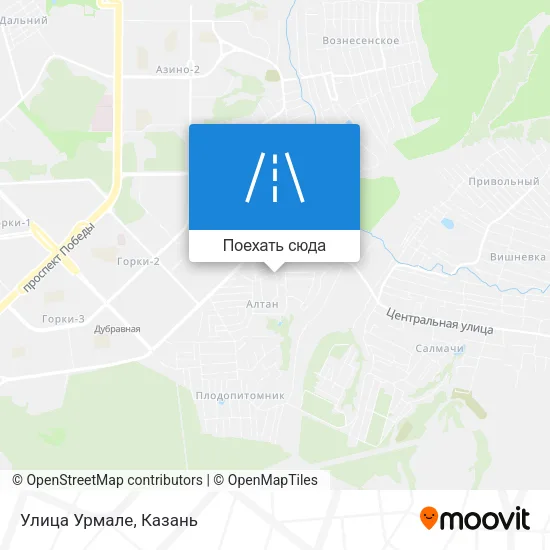 Карта Улица Урмале