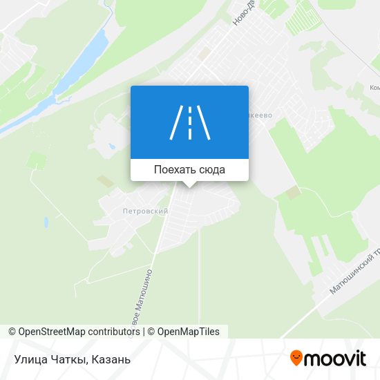 Карта Улица Чаткы
