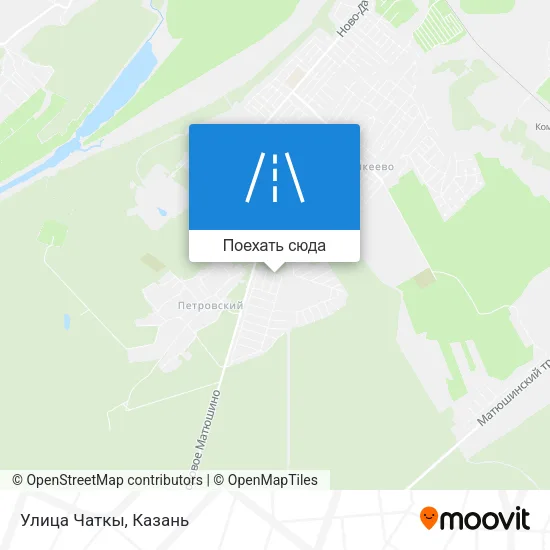 Карта Улица Чаткы