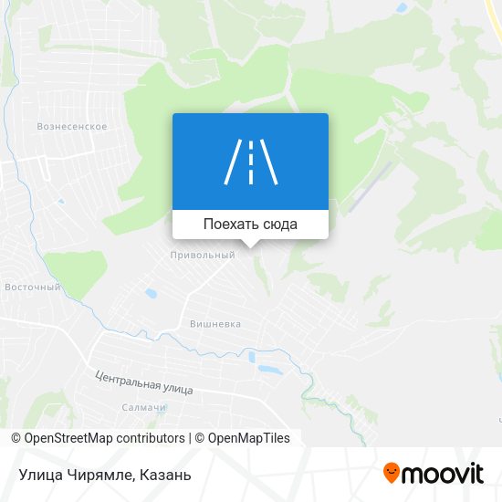 Карта Улица Чирямле
