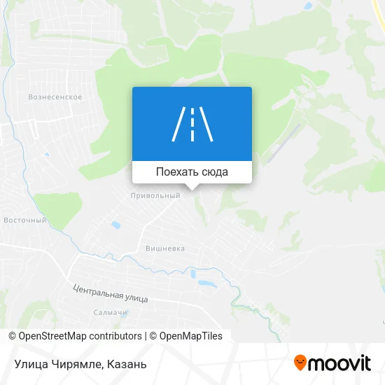 Карта Улица Чирямле