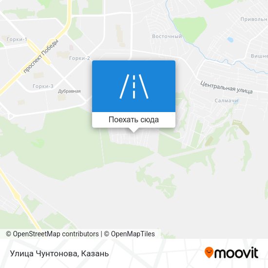Карта Улица Чунтонова