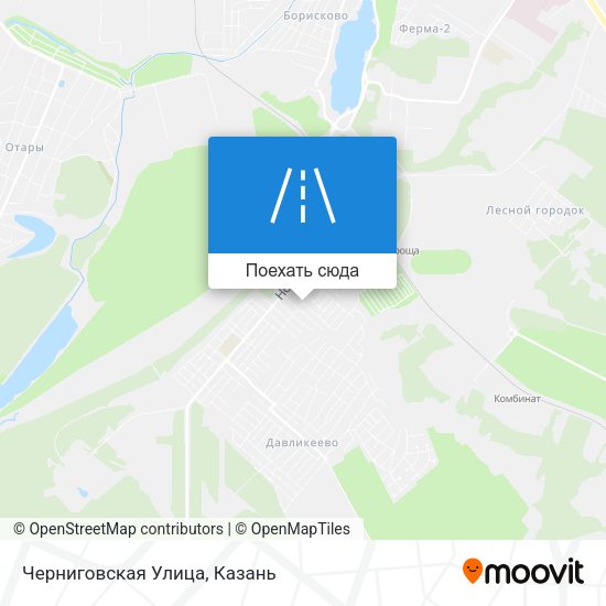 Карта Черниговская Улица
