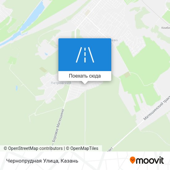 Карта Чернопрудная Улица