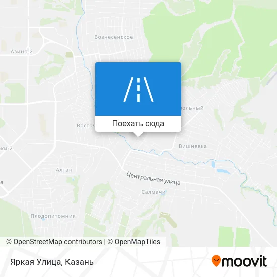 Карта Яркая Улица