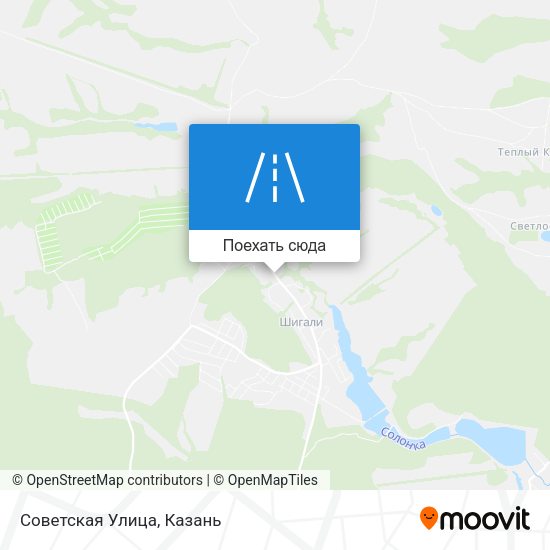 Карта Советская Улица