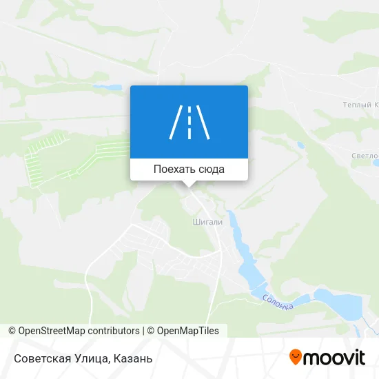Карта Советская Улица