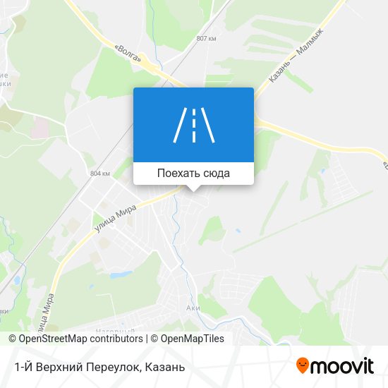 Карта 1-Й Верхний Переулок